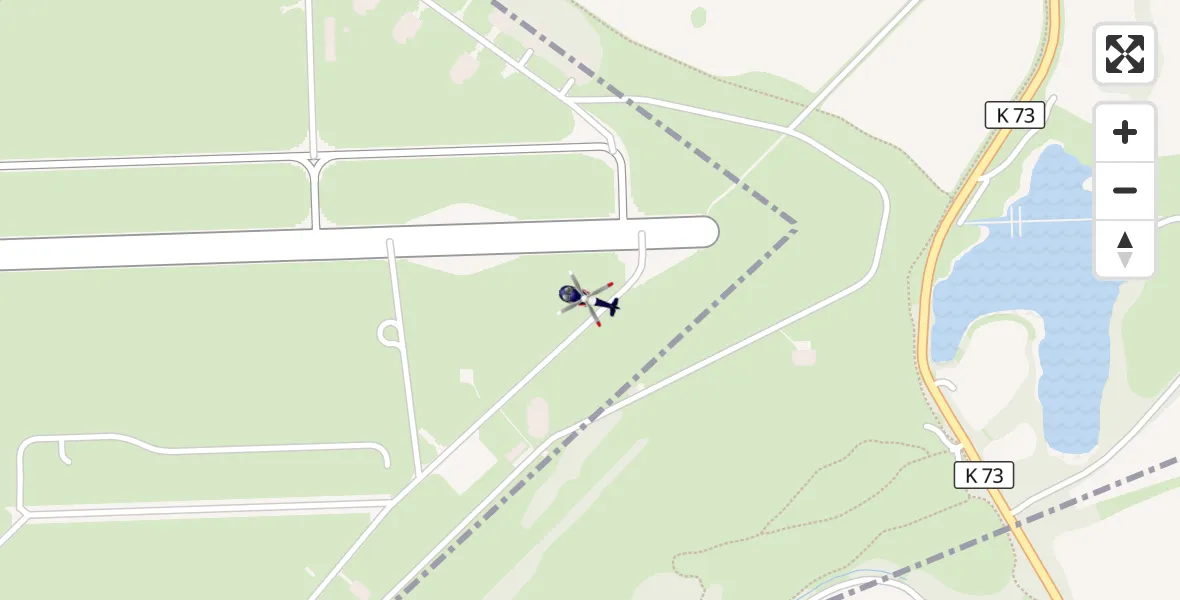 Flugroute Polizeihubschrauber Neubrandenburg Trollenhagen Flughafen - Neubrandenburg Trollenhagen Flughafen, 22 April 2026, 04:54