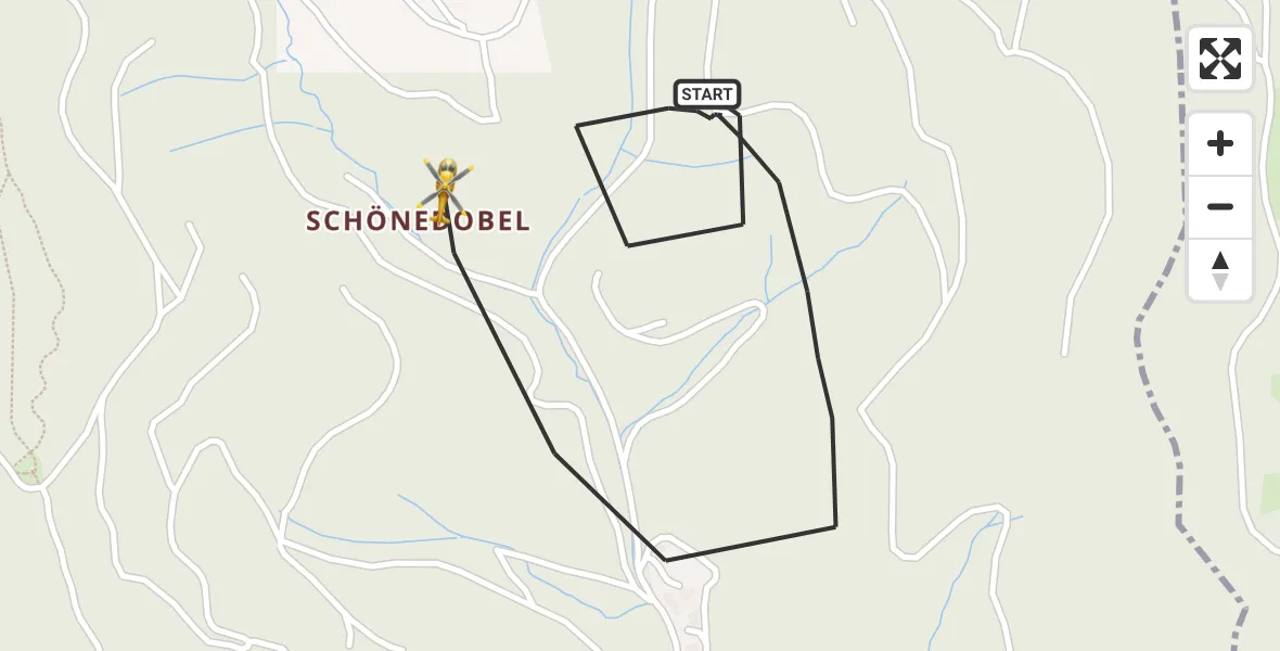 Flugroute Ambulanzhubschrauber Freiburg im Breisgau - Freiburg im Breisgau, 22 April 2026, 10:59