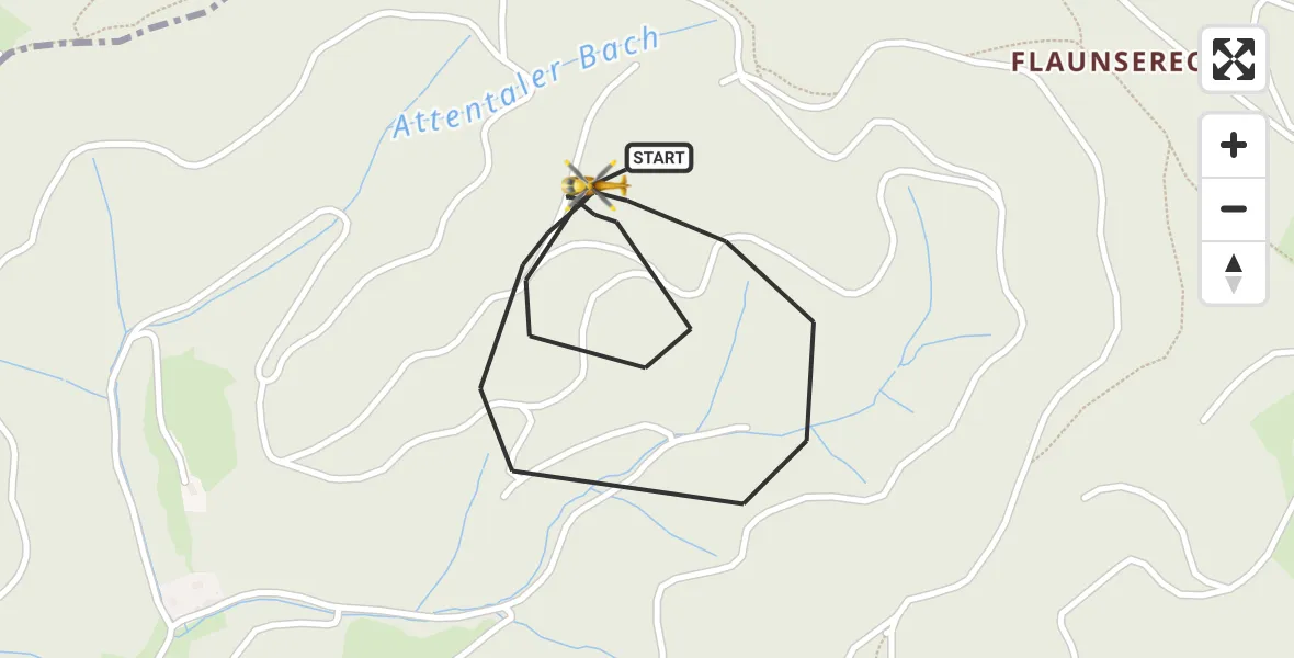 Flugroute Ambulanzhubschrauber Stegen - Stegen, 22 April 2026, 11:14