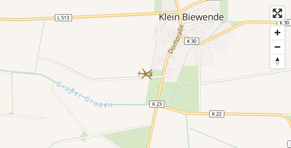 Flugroute Rettungshubschrauber Remlingen-Semmenstedt - Remlingen-Semmenstedt, 22 April 2026, 11:50