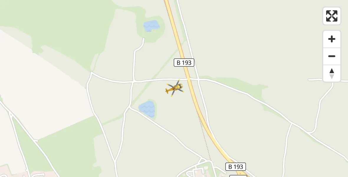 Flugroute Rettungshubschrauber Neustrelitz - Neustrelitz, 22 April 2026, 17:08