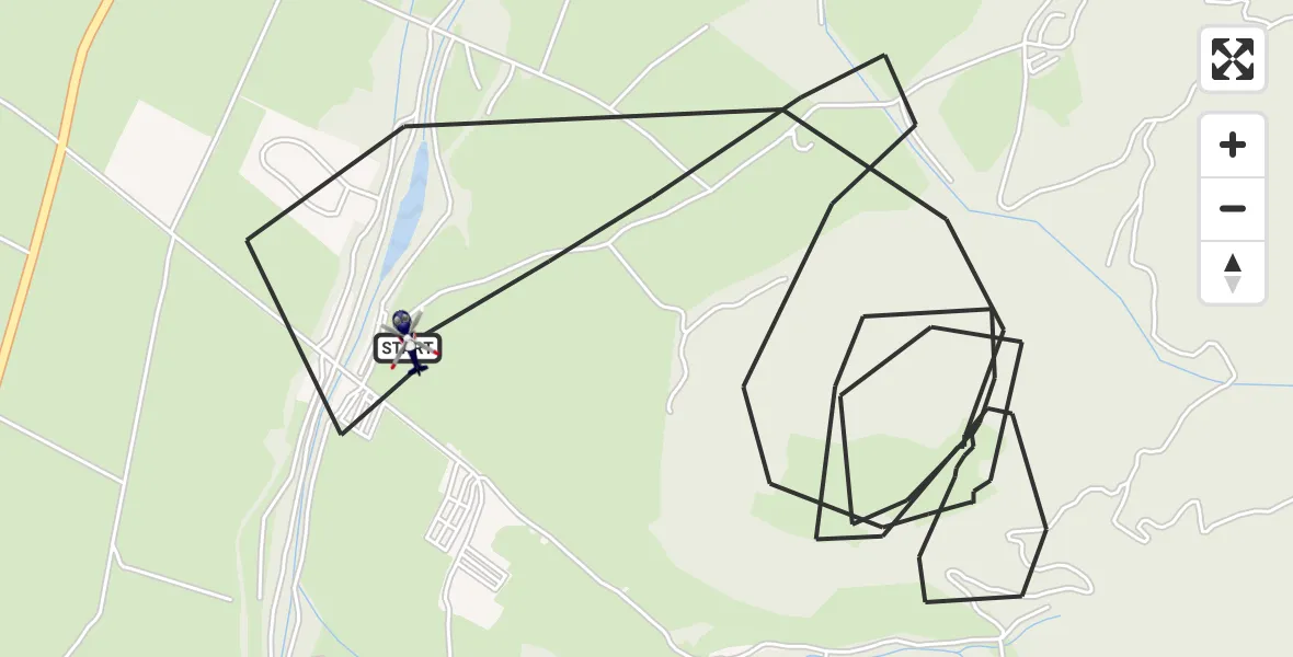 Flugroute Polizeihubschrauber Schwangau - Schwangau, 23 April 2026, 08:09