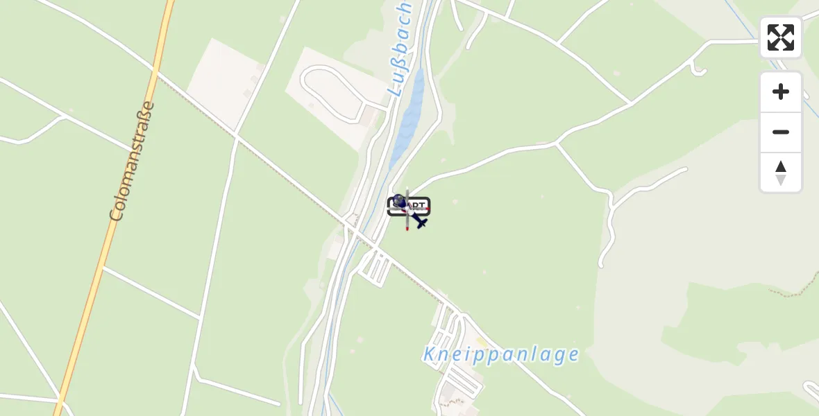 Flugroute Polizeihubschrauber Schwangau - Schwangau, 23 April 2026, 09:52