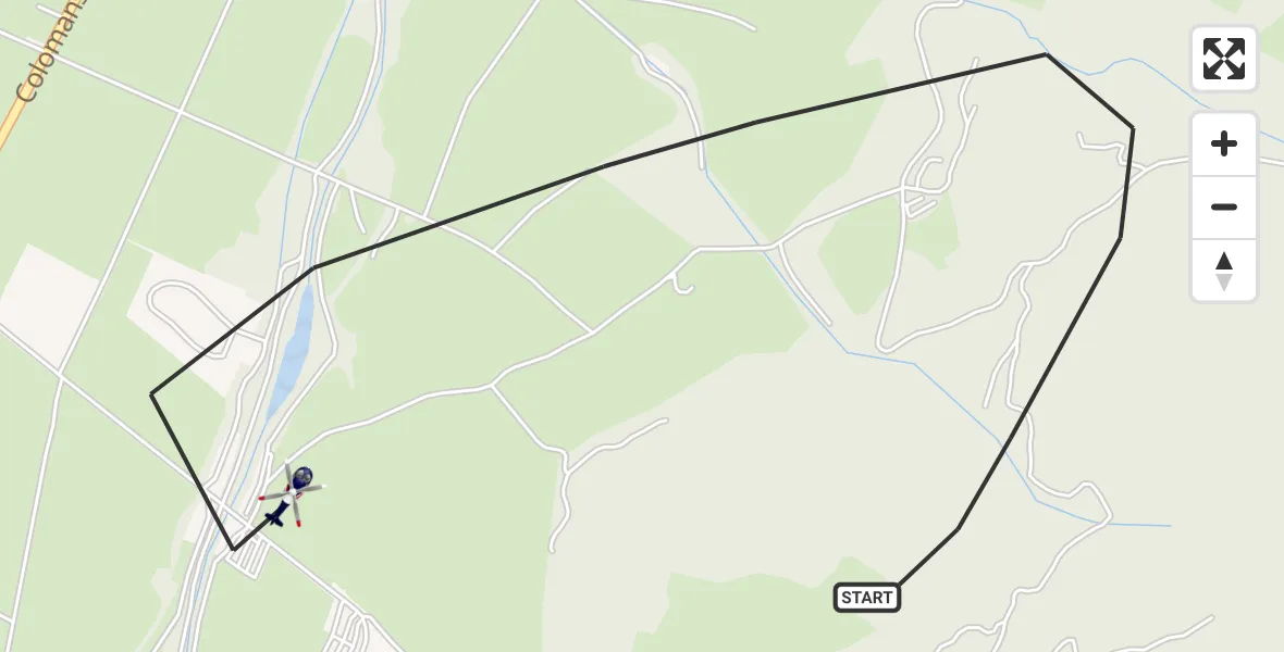 Flugroute Polizeihubschrauber Schwangau - Schwangau, 23 April 2026, 12:04