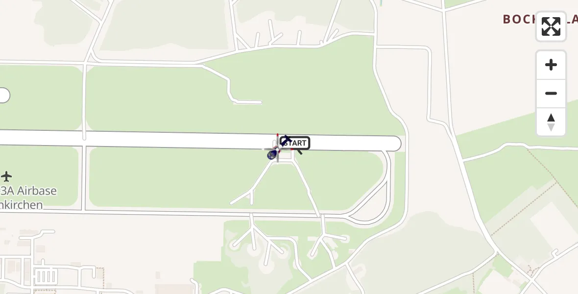 Flugroute Polizeihubschrauber Militärflugplatz Geilenkirchen - Militärflugplatz Geilenkirchen, 23 April 2026, 12:08