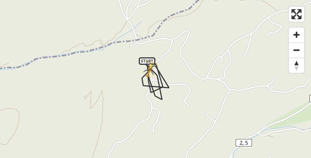 Flugroute Rettungshubschrauber Eschenlohe - Eschenlohe, 23 April 2026, 13:13