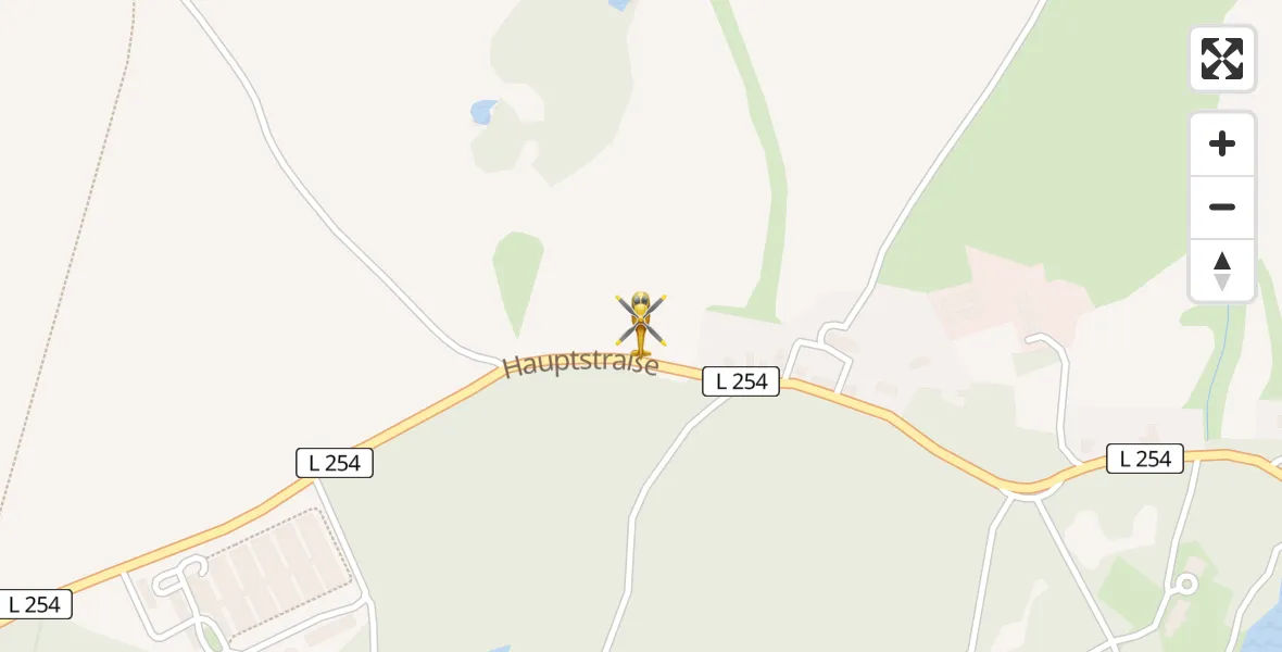 Flugroute Rettungshubschrauber Nordwestuckermark - Nordwestuckermark, 25 April 2026, 15:26