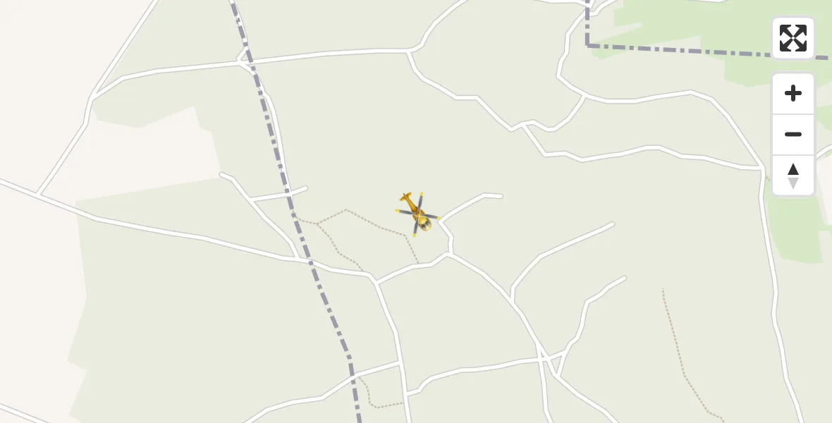 Flugroute Rettungshubschrauber Haynrode - Haynrode, 25 April 2026, 15:27