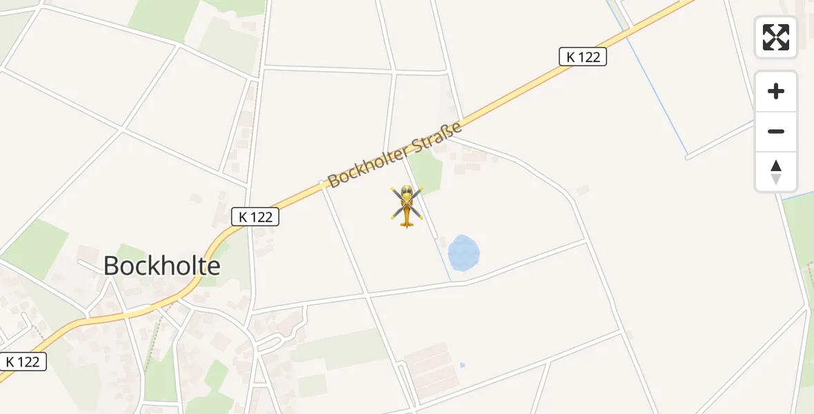 Flugroute Ambulanzhubschrauber Werlte - Werlte, 25 April 2026, 20:13