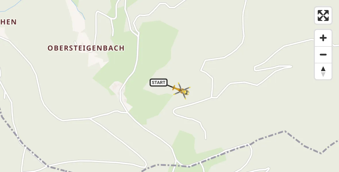 Flugroute Rettungshubschrauber Schiltach - Schiltach, 26 April 2026, 15:31
