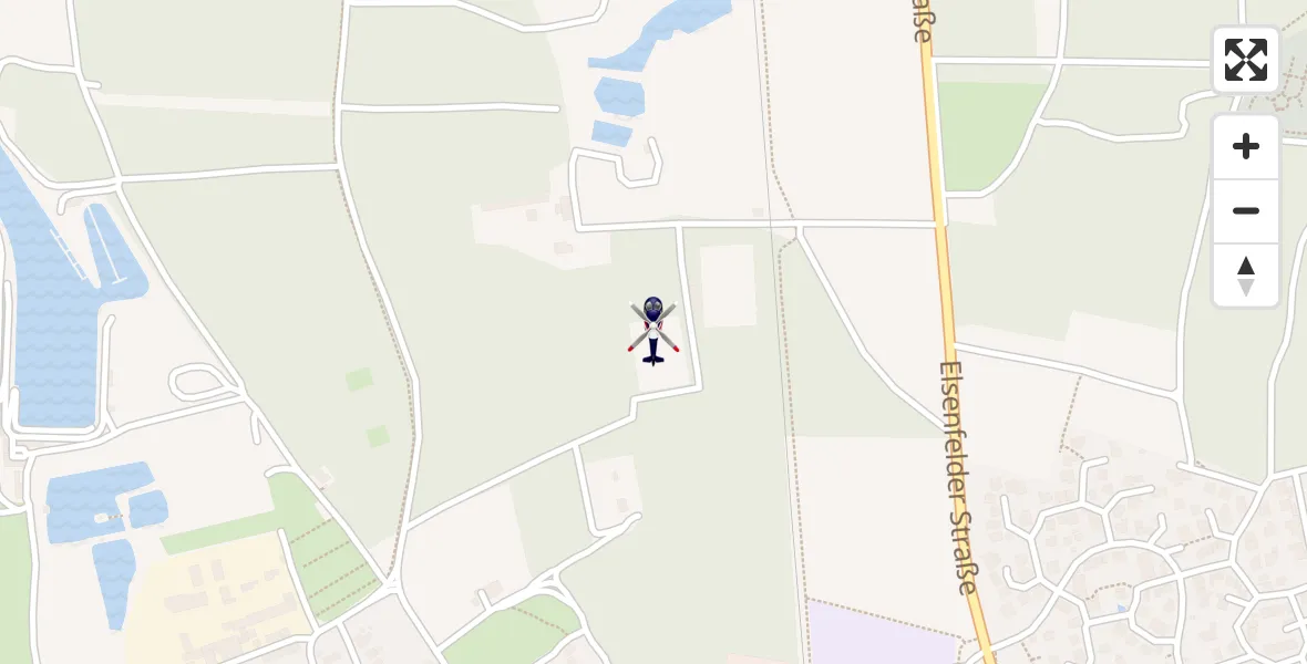 Flugroute Polizeihubschrauber Erlenbach a.Main - Erlenbach a.Main, 26 April 2026, 20:50