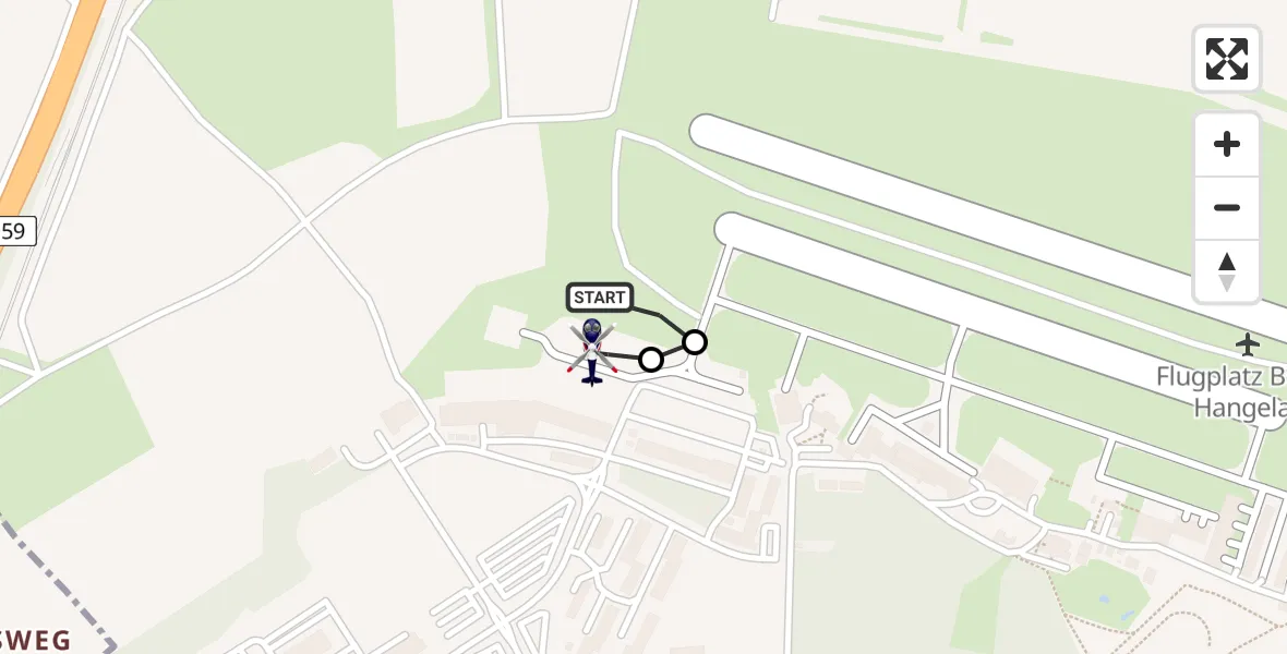Flugroute Polizeihubschrauber Sankt Augustin - Sankt Augustin, 27 April 2026, 13:29