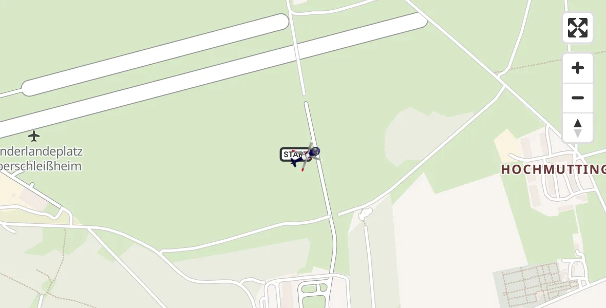 Flugroute Polizeihubschrauber Oberschleissheim Hubschrauberlandeplatz - Oberschleissheim Hubschrauberlandeplatz, 28 April 2026, 08:19