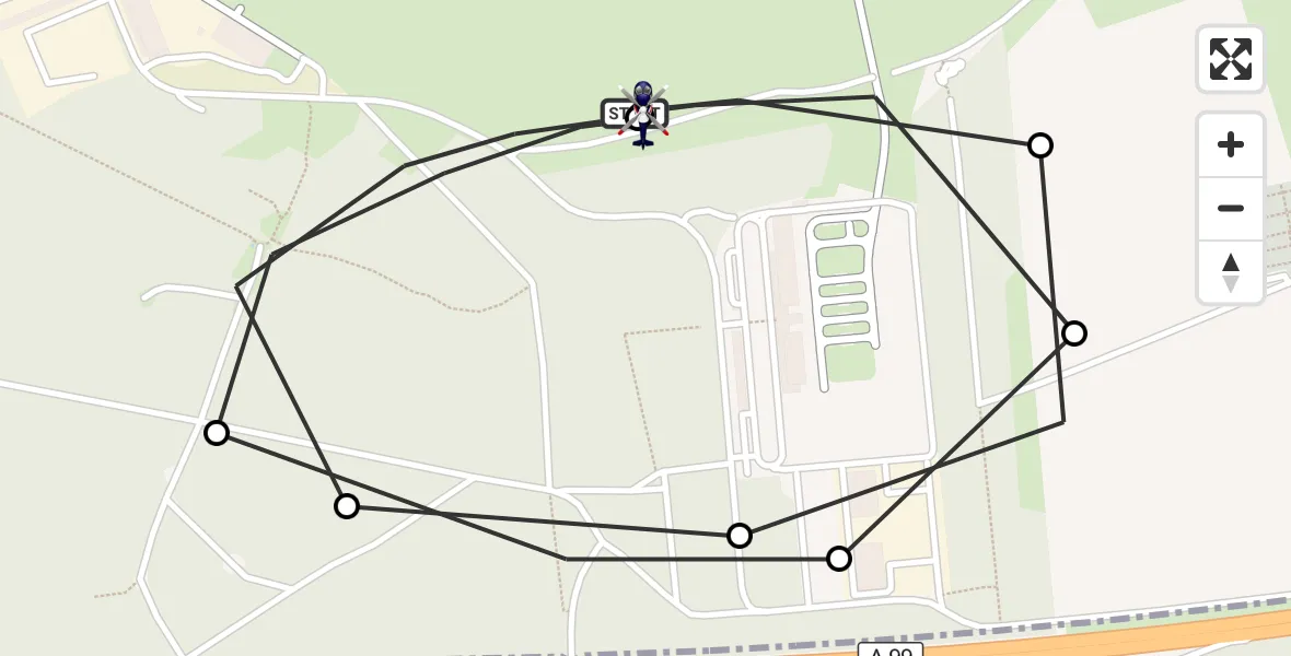Flugroute Polizeihubschrauber Oberschleissheim Hubschrauberlandeplatz - Oberschleissheim Hubschrauberlandeplatz, 28 April 2026, 09:12