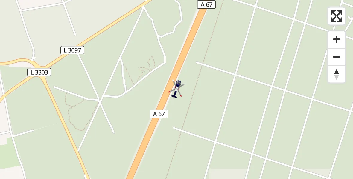Flugroute Polizeihubschrauber Pfungstadt - Pfungstadt, 28 April 2026, 11:04