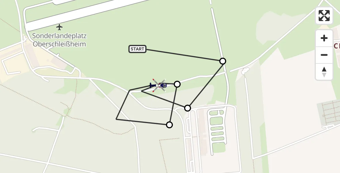 Flugroute Polizeihubschrauber Schleissheim Flugplatz - Oberschleißheim, 28 April 2026, 12:10
