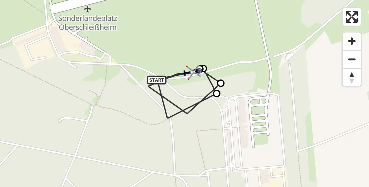 Flugroute Polizeihubschrauber Oberschleißheim - Oberschleißheim, 28 April 2026, 12:15