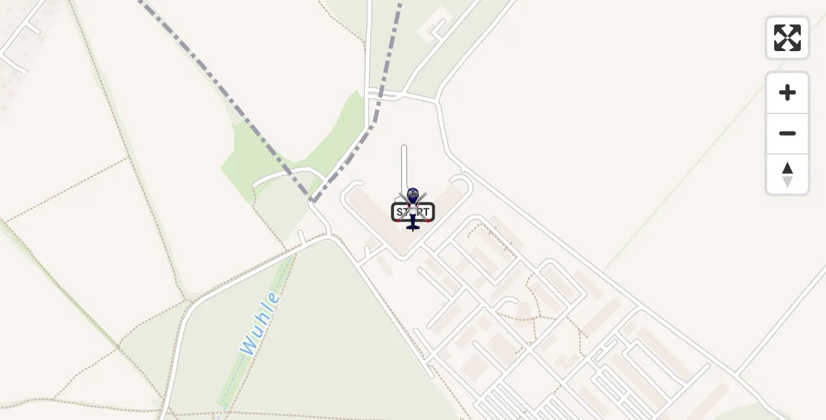 Flugroute Polizeihubschrauber Ahrensfelde Hubschrauberlandeplatz - Ahrensfelde Hubschrauberlandeplatz, 28 April 2026, 12:38