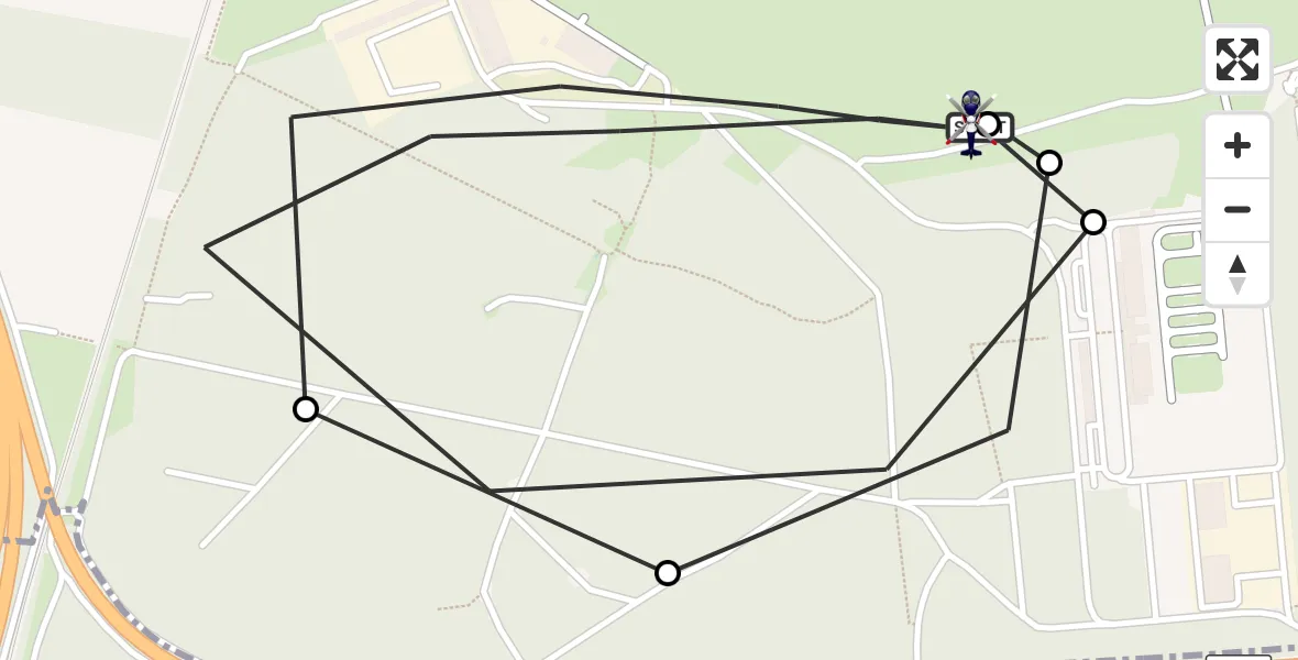 Flugroute Polizeihubschrauber Oberschleissheim Hubschrauberlandeplatz - Oberschleißheim, 29 April 2026, 12:04