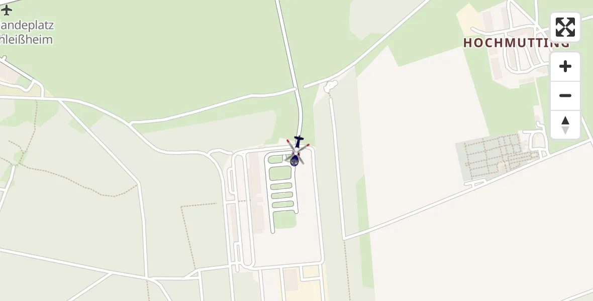 Flugroute Polizeihubschrauber Oberschleißheim - Oberschleißheim, 29 April 2026, 12:23