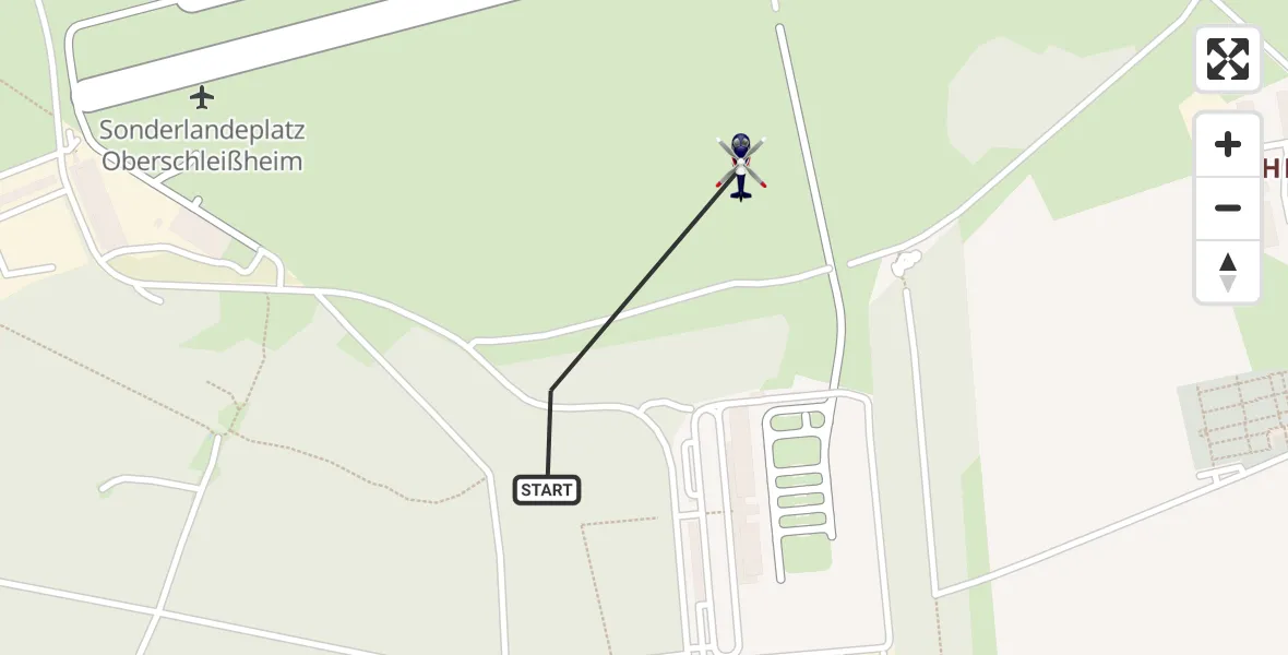 Flugroute Polizeihubschrauber Oberschleißheim - Oberschleissheim Hubschrauberlandeplatz, 29 April 2026, 13:07