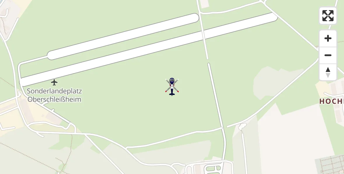 Flugroute Polizeihubschrauber Oberschleissheim Hubschrauberlandeplatz - Oberschleissheim Hubschrauberlandeplatz, 29 April 2026, 13:10