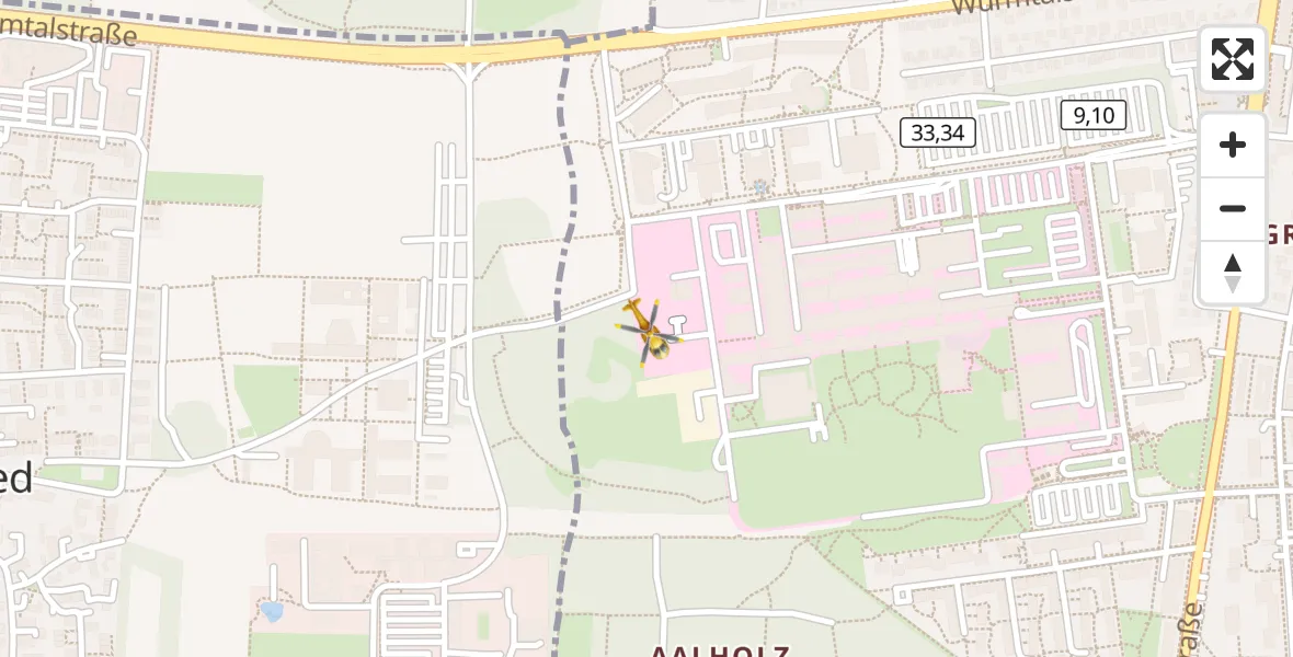Flugroute Rettungshubschrauber DRF Air Rescue München Hubschrauberlandeplatz - DRF Air Rescue München Hubschrauberlandeplatz, 29 April 2026, 20:41