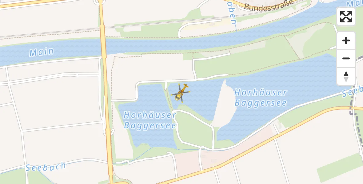 Flugroute Rettungshubschrauber Theres - Theres, 30 April 2026, 07:10