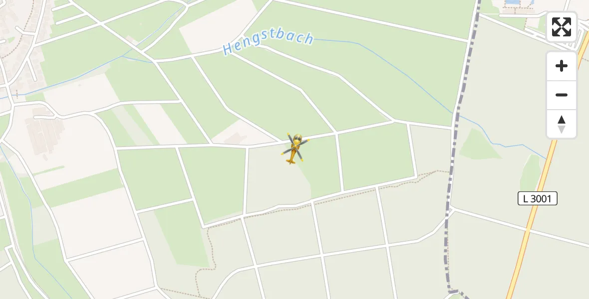 Flugroute Rettungshubschrauber Dreieich - Dreieich, 30 April 2026, 07:39