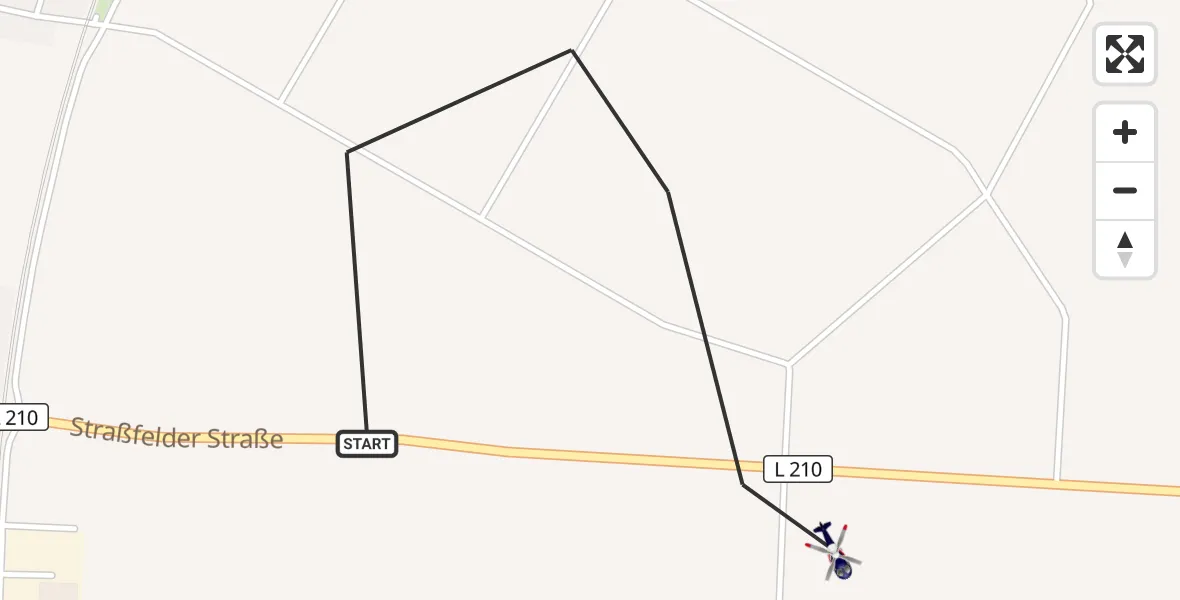 Flugroute Polizeihubschrauber Weilerswist - Weilerswist, 30 April 2026, 08:22