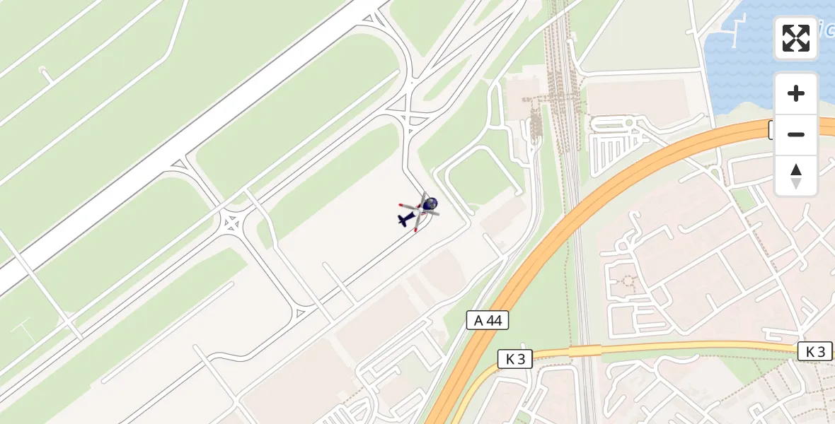 Flugroute Polizeihubschrauber Düsseldorf Flughafen - Düsseldorf Flughafen, 30 April 2026, 12:52