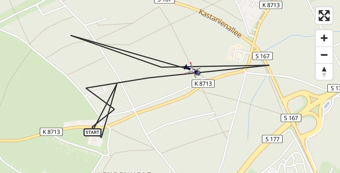 Flugroute Polizeihubschrauber Pirna - Pirna, 30 April 2026, 12:59