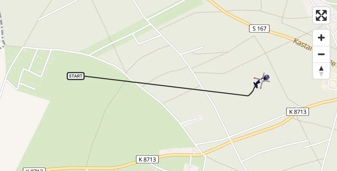 Flugroute Polizeihubschrauber Pirna - Pirna, 30 April 2026, 13:31