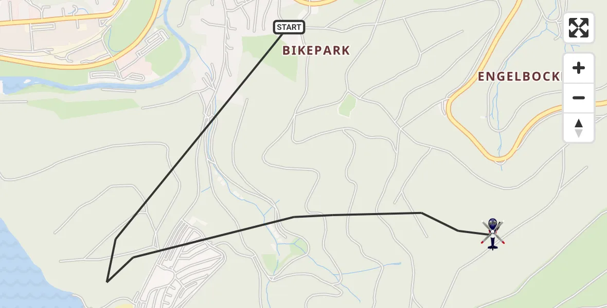 Flugroute Polizeihubschrauber Attendorn - Attendorn, 01 Mai 2026, 16:04