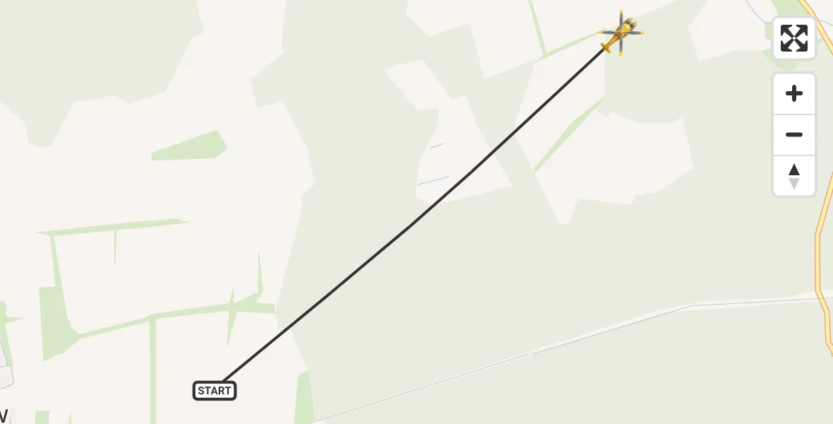 Flugroute Rettungshubschrauber Mirow - Mirow, 02 Mai 2026, 09:09