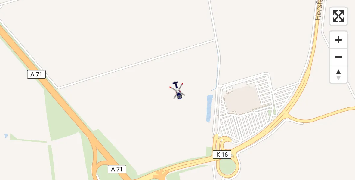 Flugroute Polizeihubschrauber Erfurt - Erfurt, 02 Mai 2026, 19:52