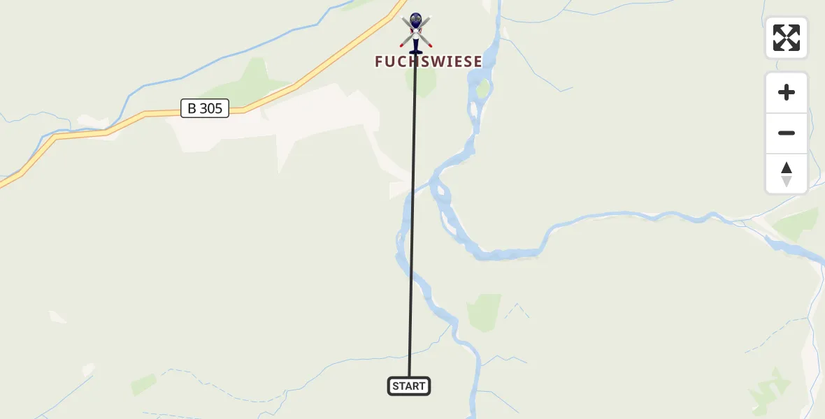 Flugroute Polizeihubschrauber Ruhpolding - Ruhpolding, 04 Mai 2026, 15:14