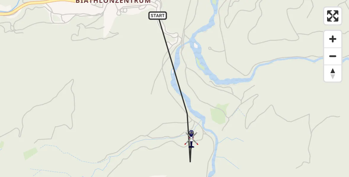 Flugroute Polizeihubschrauber Ruhpolding - Ruhpolding, 04 Mai 2026, 15:20