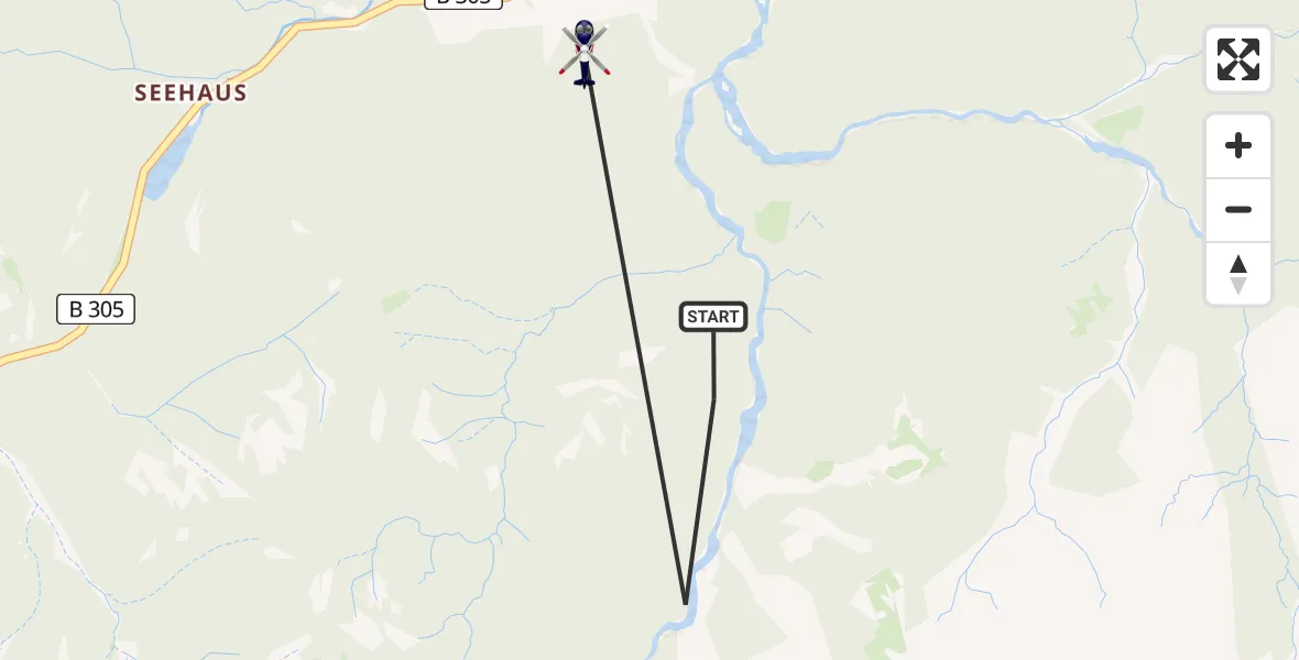 Flugroute Polizeihubschrauber Ruhpolding - Ruhpolding, 04 Mai 2026, 17:15