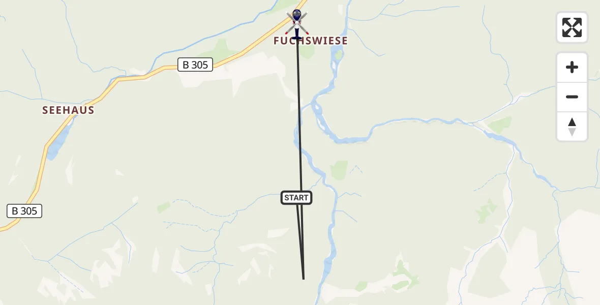 Flugroute Polizeihubschrauber Ruhpolding - Ruhpolding, 04 Mai 2026, 17:25