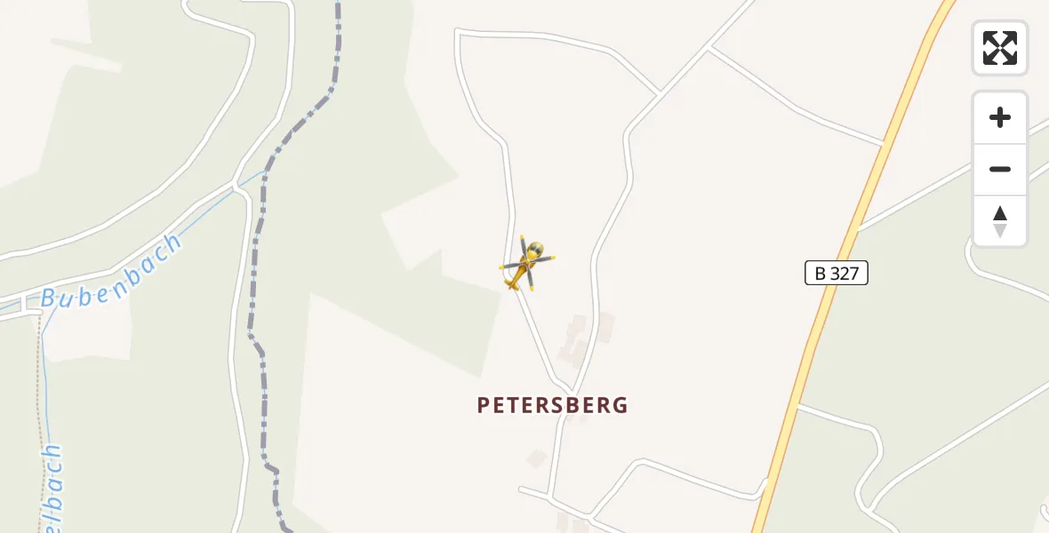 Flugroute Rettungshubschrauber Malborn - Malborn, 05 Mai 2026, 06:27