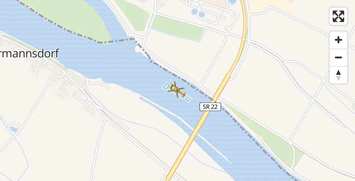 Flugroute Rettungshubschrauber Bogen - Bogen, 05 Mai 2026, 09:21