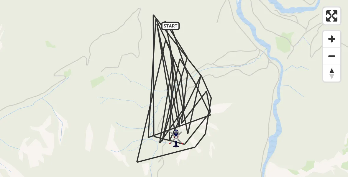Flugroute Polizeihubschrauber Ruhpolding - Ruhpolding, 05 Mai 2026, 12:33