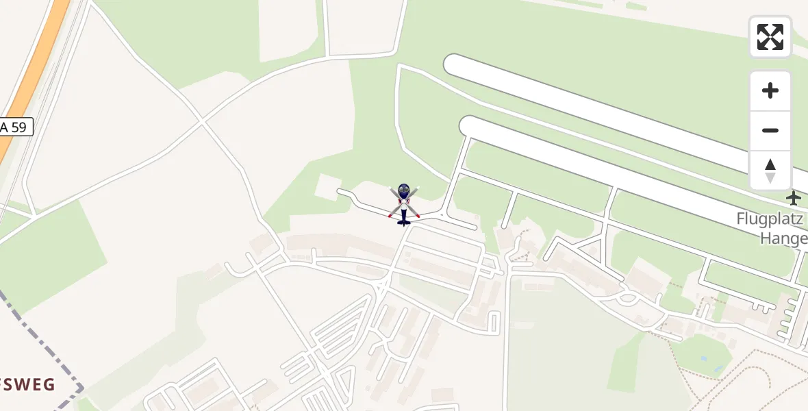 Flugroute Polizeihubschrauber Sankt Augustin - Sankt Augustin, 05 Mai 2026, 13:29