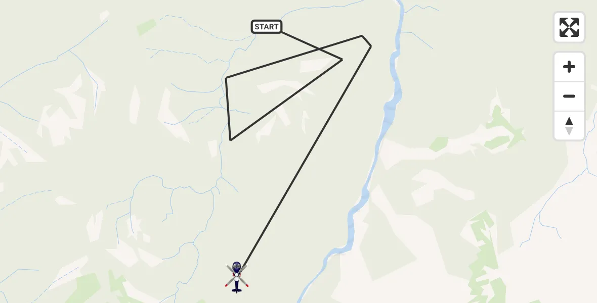 Flugroute Polizeihubschrauber Ruhpolding - Ruhpolding, 05 Mai 2026, 15:00
