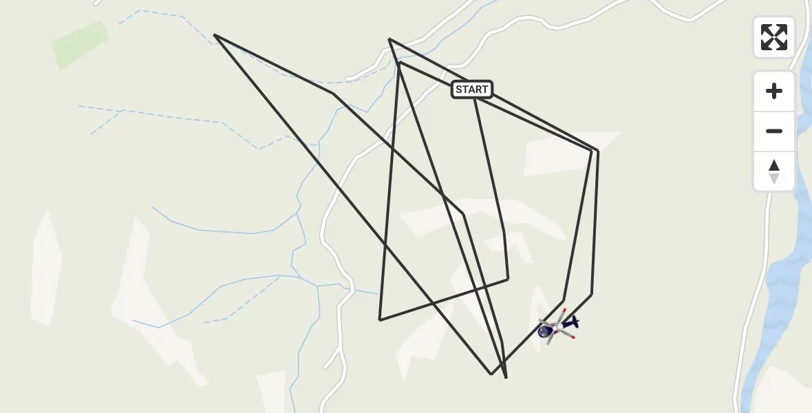 Flugroute Polizeihubschrauber Ruhpolding - Ruhpolding, 05 Mai 2026, 15:58