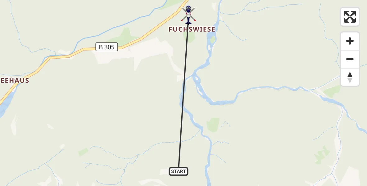 Flugroute Polizeihubschrauber Ruhpolding - Ruhpolding, 05 Mai 2026, 16:57