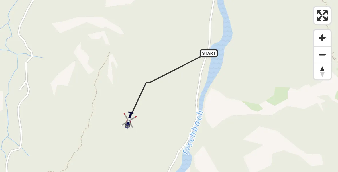 Flugroute Polizeihubschrauber Ruhpolding - Ruhpolding, 05 Mai 2026, 17:03