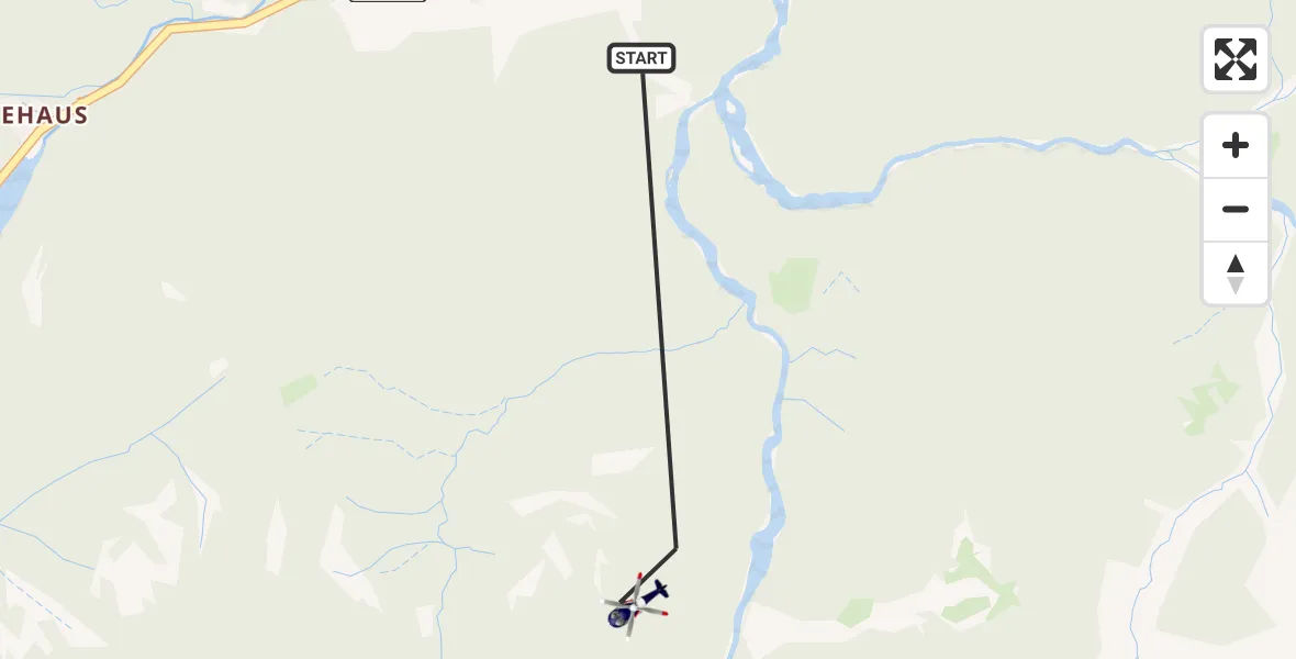 Flugroute Polizeihubschrauber Ruhpolding - Ruhpolding, 05 Mai 2026, 17:15