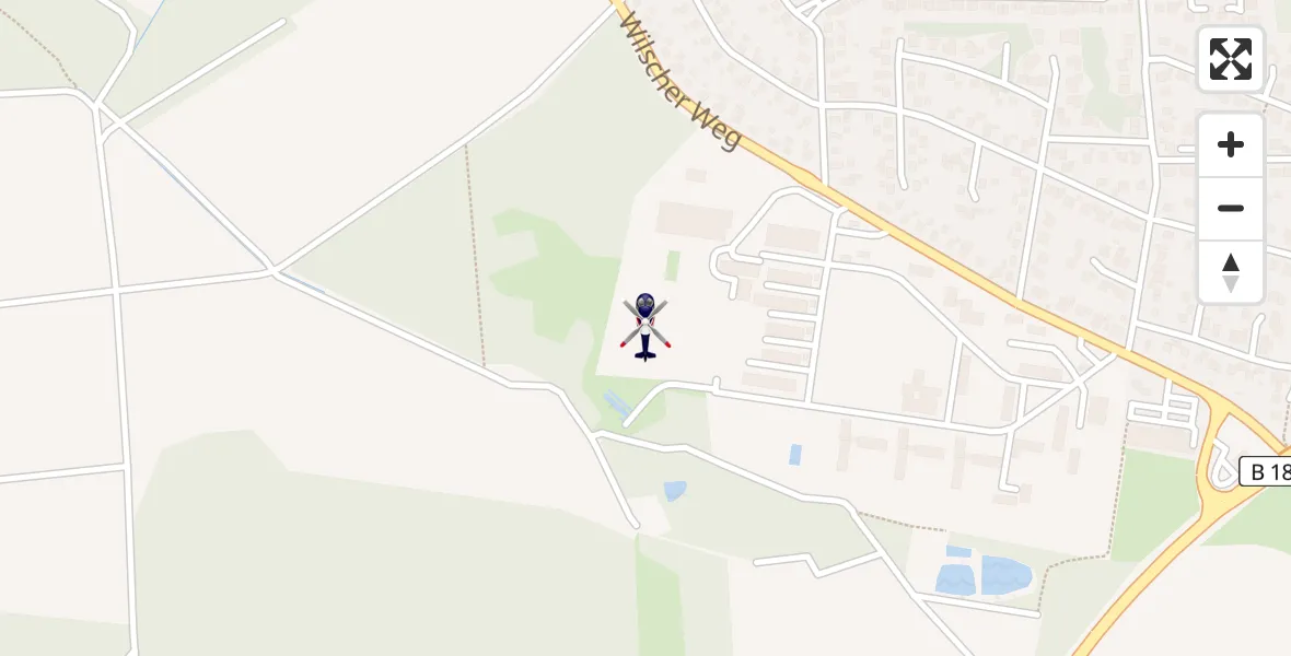 Flugroute Polizeihubschrauber Gifhorn Bundespolizei Hubschrauberlandeplatz - Gifhorn Bundespolizei Hubschrauberlandeplatz, 05 Mai 2026, 17:42